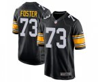 Pittsburgh Steelers #73 Ramon Foster Game Black Alternate Football Jersey