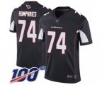 Arizona Cardinals #74 D.J. Humphries Black Alternate Vapor Untouchable Limited Player 100th Season Football Jersey