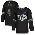 Nashville Predators #4 Ryan Ellis Black Authentic Classic Stitched NHL Jersey