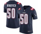 New England Patriots #50 Chase Winovich Limited Navy Blue Rush Vapor Untouchable Football Jersey