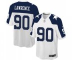 Dallas Cowboys #90 Demarcus Lawrence Game White Throwback Alternate Football Jersey