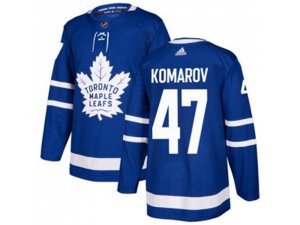 Toronto Maple Leafs #47 Leo Komarov Blue Home Authentic Stitched NHL Jersey