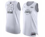 Los Angeles Lakers #24 Kobe Bryant Authentic White 2018 All-Star Game Basketball Jersey