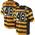 Pittsburgh Steelers #48 Bud Dupree Limited Yellow Black Alternate 80TH Anniversary Throwback NFL Jersey