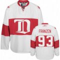 Detroit Red Wings #93 Johan Franzen Premier White Third NHL Jersey