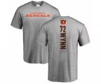 Cincinnati Bengals #72 Kerry Wynn Ash Backer T-Shirt