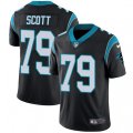 Carolina Panthers #79 Chris Scott Black Team Color Vapor Untouchable Limited Player NFL Jersey