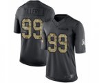 Los Angeles Chargers #99 Jerry Tillery Limited Black 2016 Salute to Service Football Jersey