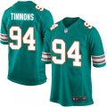 Miami Dolphins #94 Lawrence Timmons Game Aqua Green Alternate NFL Jersey