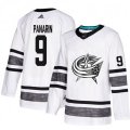 Columbus Blue Jackets #9 Artemi Panarin White 2019 All-Star Game Parley Authentic Stitched NHL Jersey