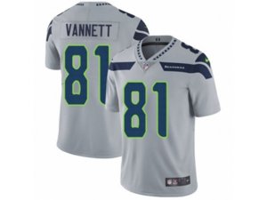 Seattle Seahawks #81 Nick Vannett Vapor Untouchable Limited Grey Alternate NFL Jersey