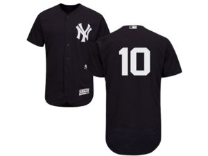 New York Yankees #10 Phil Rizzuto Navy Flexbase Authentic Collection MLB Jersey