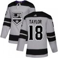 Los Angeles Kings #18 Dave Taylor Premier Gray Alternate NHL Jersey