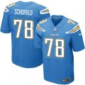 Los Angeles Chargers #78 Michael Schofield Elite Electric Blue Alternate NFL Jersey