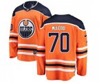 Edmonton Oilers #70 Ryan McLeod Authentic Orange Home Fanatics Branded Breakaway NHL Jersey