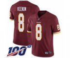 Washington Redskins #8 Case Keenum Burgundy Red Team Color Vapor Untouchable Limited Player 100th Season Football Jersey