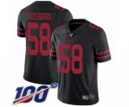 San Francisco 49ers #58 Weston Richburg Black Vapor Untouchable Limited Player 100th Season Football Jersey