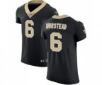 New Orleans Saints #6 Thomas Morstead Black Team Color Vapor Untouchable Elite Player Football Jersey