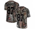Chicago Bears #87 Tom Waddle Limited Camo Rush Realtree NFL Jersey