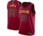 Cleveland Cavaliers #23 LeBron James Swingman Maroon Road Basketball Jersey - Icon Edition