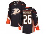 Adidas Anaheim Ducks #26 Brandon Montour Black Home Authentic Stitched NHL Jersey