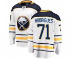 Buffalo Sabres #71 Evan Rodrigues Fanatics Branded White Away Breakaway NHL Jersey