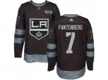Los Angeles Kings #7 Oscar Fantenberg Black 1917-2017 100th Anniversary Stitched NHL Jersey
