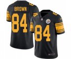 Pittsburgh Steelers #84 Antonio Brown Limited Black Rush Vapor Untouchable Football Jersey