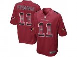 Arizona Cardinals #11 Larry Fitzgerald Red Team Color Stitched NFL Limited Strobe Jersey
