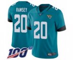 Jacksonville Jaguars #20 Jalen Ramsey Teal Green Alternate Vapor Untouchable Limited Player 100th Season Football Jersey
