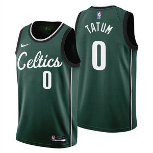 Boston Celtics #0 Jayson Tatum 2022-23 Green City Edition Stitched Jersey