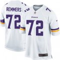 Minnesota Vikings #72 Mike Remmers Game White NFL Jersey