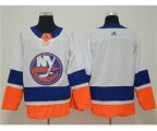 New York Islanders Customized White Road Stitched Hockey Jersey