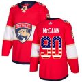 Florida Panthers #90 Jared McCann Authentic Red USA Flag Fashion NHL Jersey
