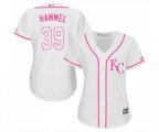 Women's Kansas City Royals #39 Jason Hammel Authentic White Fashion Cool Base Baseball Jersey