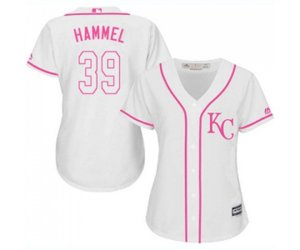 Women\'s Kansas City Royals #39 Jason Hammel Authentic White Fashion Cool Base Baseball Jersey