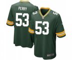 Green Bay Packers #53 Nick Perry Game Green Team Color Football Jersey