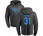 Tennessee Titans #31 Kevin Byard Ash One Color Pullover Hoodie