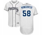 San Diego Padres Trey Wingenter White Home Flex Base Authentic Collection Baseball Player Jersey