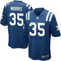 Indianapolis Colts #35 Darryl Morris Game Royal Blue Team Color NFL Jersey