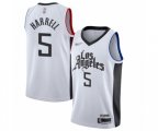 Los Angeles Clippers #5 Montrezl Harrell Swingman White Basketball Jersey - 2019-20 City Edition