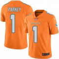 Miami Dolphins #1 Cody Parkey Limited Orange Rush Vapor Untouchable NFL Jersey