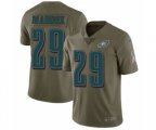 Philadelphia Eagles #29 Avonte Maddox Limited Olive 2017 Salute to Service NFL Jersey