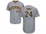 Pittsburgh Pirates #24 Barry Bonds Grey Flexbase Authentic Collection MLB Jersey