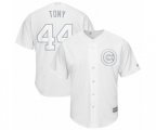 Chicago Cubs #44 Anthony Rizzo Tony Authentic White 2019 Players Weekend Baseball Jersey