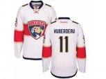 Florida Panthers #11 Jonathan Huberdeau Authentic White Away NHL New Jersey