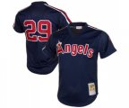 1984 Los Angeles Angels of Anaheim #29 Rod Carew Replica Navy Blue Throwback Baseball Jersey