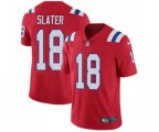 New England Patriots #18 Matthew Slater Red Alternate Vapor Untouchable Limited Player Football Jersey