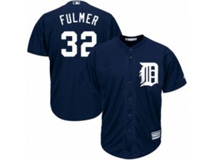 Detroit Tigers #32 Michael Fulmer Replica Navy Blue Alternate Cool Base MLB Jersey