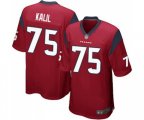 Houston Texans #75 Matt Kalil Game Red Alternate Football Jersey